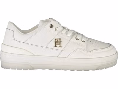 White Leather Women Sneaker