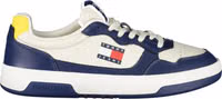 Blue Polyurethane Men Sneaker 1