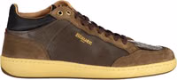 Marrone Leather Men Sneaker 1