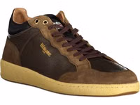 Marrone Leather Men Sneaker 2