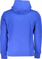 Blue Cotton Men's Hooded Sweatshirt 2