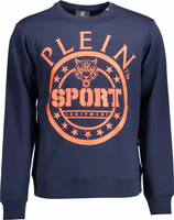 Blue Cotton Men's Sweatshirt 1