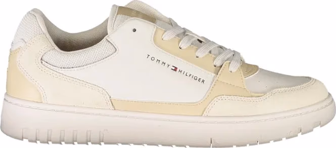 Beige Polyurethane Men Sneaker