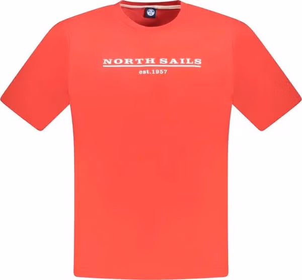 Red Cotton Men T-Shirt