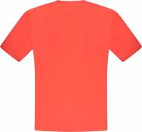 Red Cotton Men T-Shirt 2