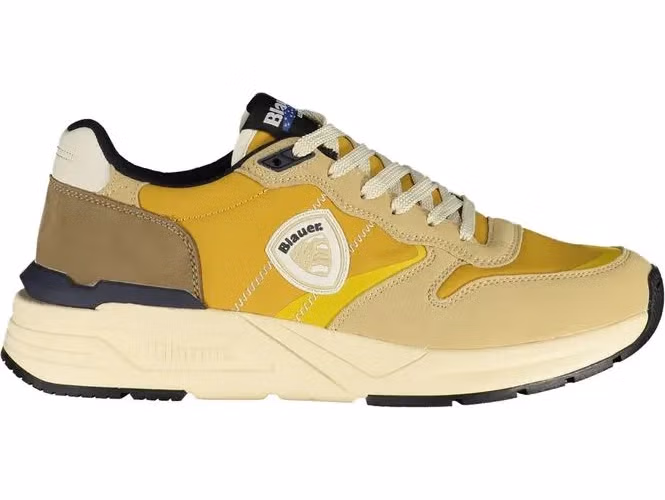 Beige Polyester Sneaker