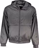 Black Polyester Men's Jacket 1