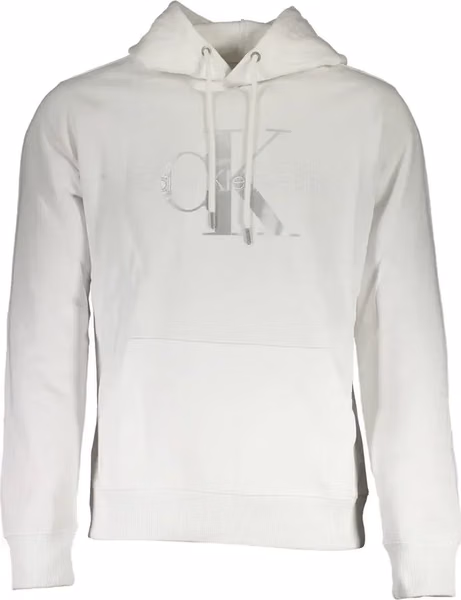 White Cotton Men's Sweater