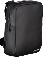 Sleek Black Recycled Polyester Shoulder Bag 3