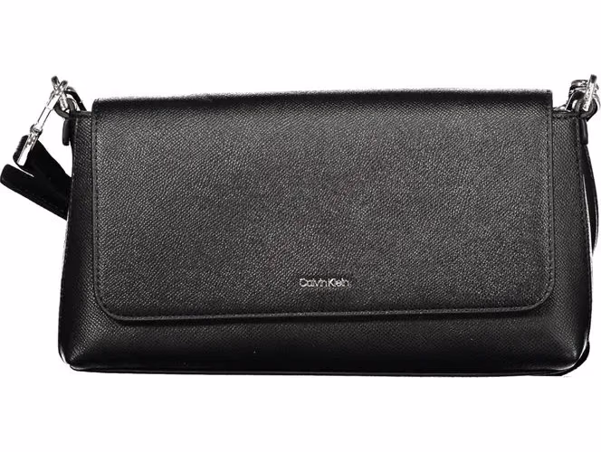 Black Polyurethane Women's Handbag