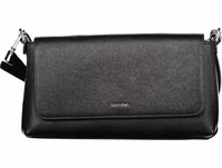 Black Polyurethane Women's Handbag 1