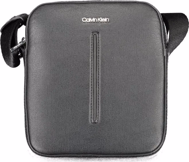Black Polyester Men's Shoulder Bag