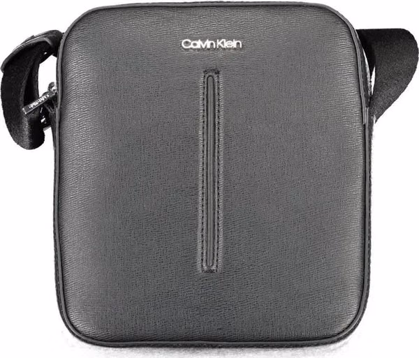 Black Polyester Men's Shoulder Bag