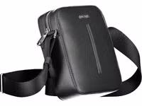 Black Polyester Men's Shoulder Bag 3