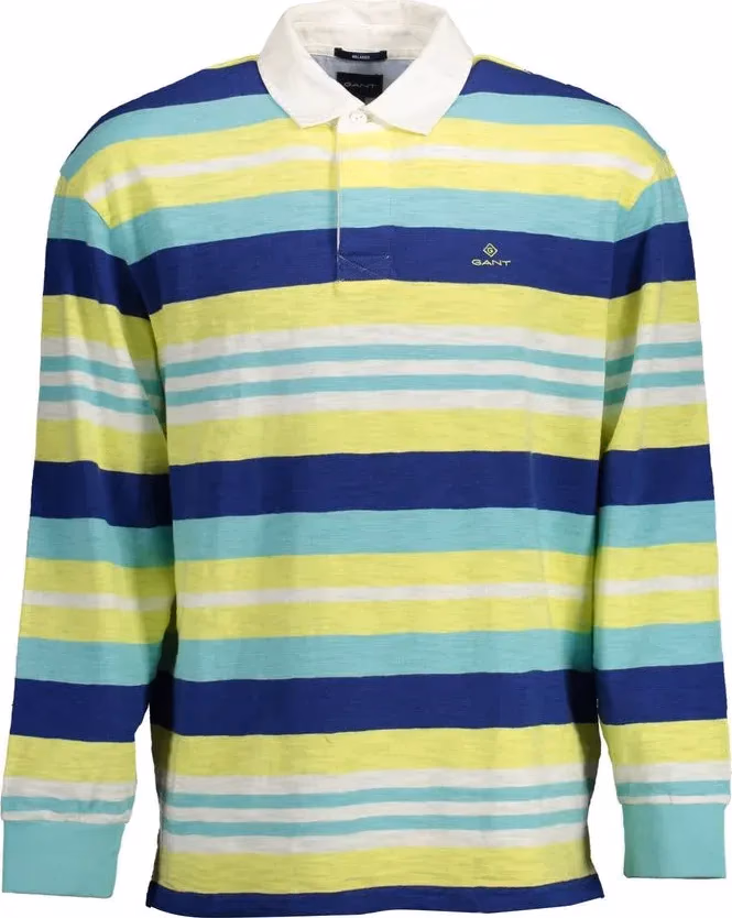 Yellow Cotton Mens Polo Shirt