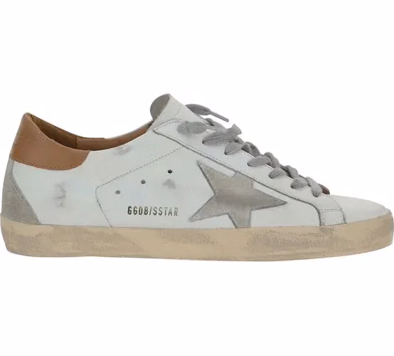White Leather Superstar Sneakers