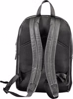 Nero Poliuretano Men Backpack 2