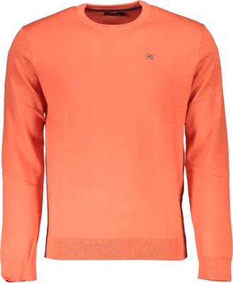 Red Cotton Men Sweater