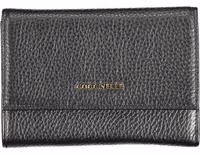 Black Leather Women Wallet 1