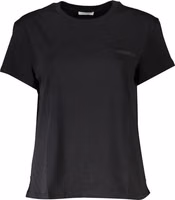 Black Organic Cotton Women T-Shirt 1