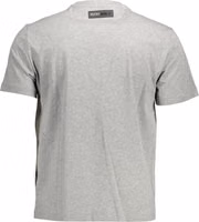 Gray Cotton Men T-Shirt 2