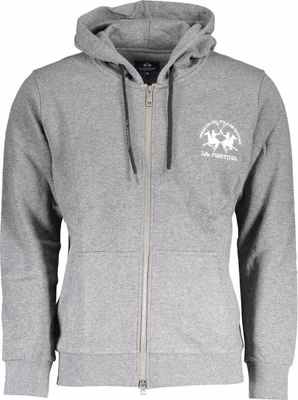 Grigio Cotton Men Sweatshirt