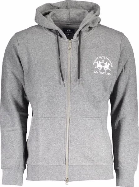 Grigio Cotton Men Sweatshirt