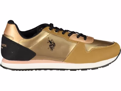 Oro Poliuretano Donna Sneaker