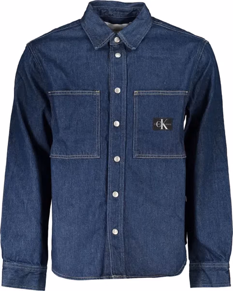 Blu Cotton Men Jacket