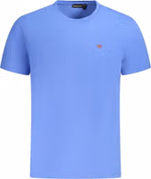 Blue Cotton Men's T-Shirt 1
