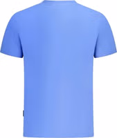 Blue Cotton Men's T-Shirt 2
