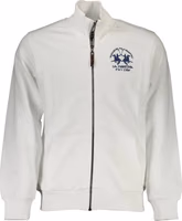 White Cotton Men Sweatshirt 1