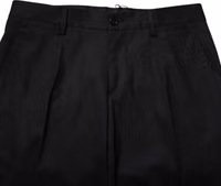 Black Wool Formal Dress Pants 4