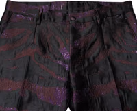 Multicolor Polyester Patterned Pants 4