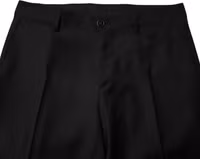 Black Wool Formal Men Slim Pants 4