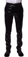Black Sequined Embellishment Pants 1