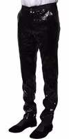 Black Sequined Embellishment Pants 2
