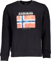 Black Cotton Men's Sweatshirt 1