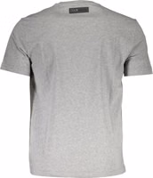 Grey Cotton Men T-Shirt 2