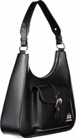 Black Leather Women's Shoulder Bag 3