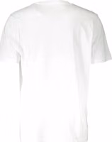 White Cotton Men T-Shirt 2