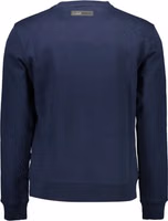 Blue Cotton Men's Sweatshirt 2