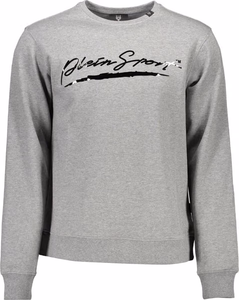 Grigio Cotton Men Sweatshirt
