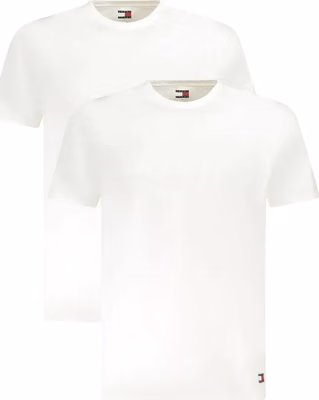White Cotton Men Underwear Shirt
