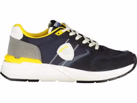Blue Polyurethane Mens Sneaker 1