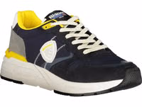 Blue Polyurethane Mens Sneaker 2