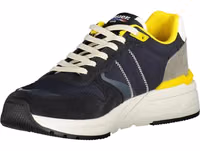 Blue Polyurethane Mens Sneaker 3