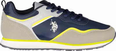 Blue Polyester Women Sneaker
