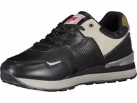 Black Polyurethane Men Sneaker 3