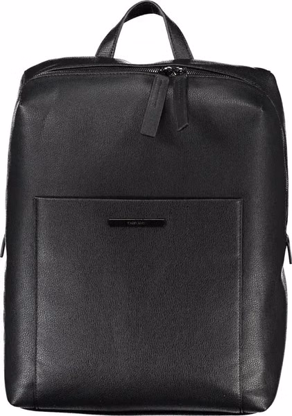 Nero Polyester Men Backpack